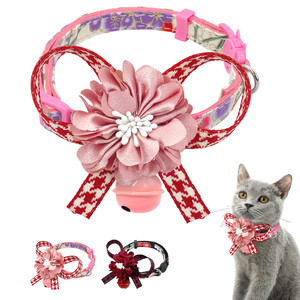 <span class=keywords><strong>Collar</strong></span> con flores para mascotas, accesorios para mascotas, <span class=keywords><strong>Collar</strong></span> para perros pequeños y gatos - Product Image 6
