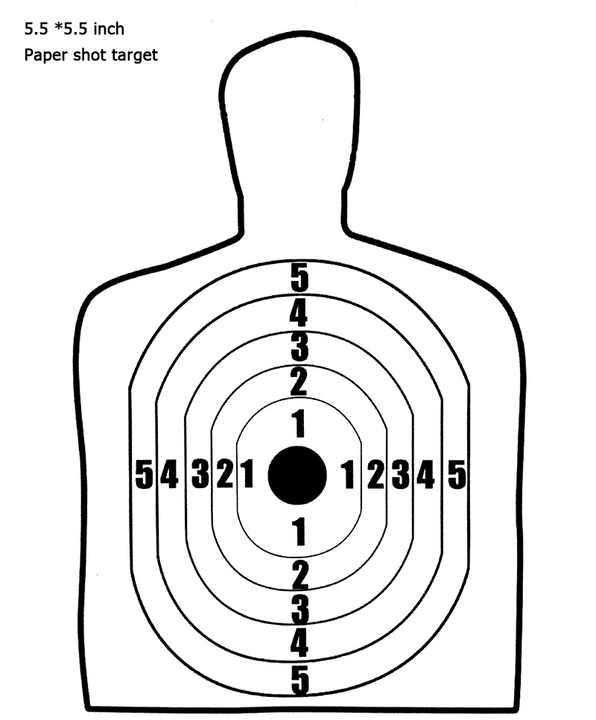 Printable Silhouette Targets