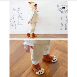 Chaussettes antidérapantes 0-4T, 1 paire, patte mignonne, pour bébés garçons et filles - Product Image 4