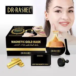 DR.RASHEL, новый дизайн, Золотая коллагеновая магнитная маска, Глубокая очистка, против морщин, отбеливающая грязевая маска для лица