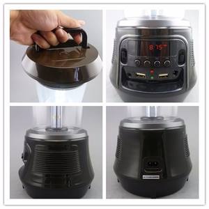 Teyoza-linterna portátil de emergencia para acampada, luz LED recargable Solar con brillo, con Radio FM - Product Image 4