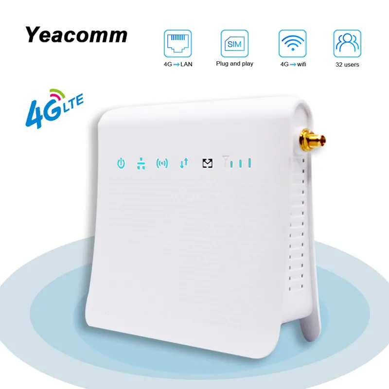 Yeacomm P25 CAT4 150M Mobile 4G LTE CPE WiFi маршрутизатор с внешней антенной