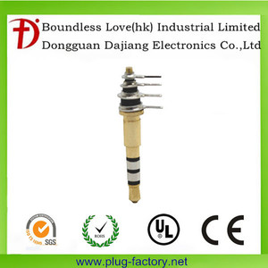 4 4 polo pines <span class=keywords><strong>3</strong></span>.0mm 25l bandeja de jack de auriculares 2.5 pcb plug - Product Image 1