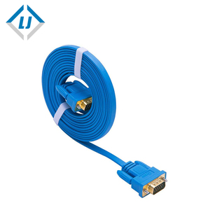 Cable Plano Macho-Macho de Cobre Puro Azul de Alta Calidad, 50 Metros, Convertidor VGA <span class=keywords><strong>a</strong></span> AV para Computadora - Product Image 5