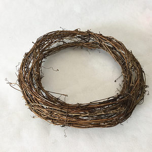 Guirlandes creuses <span class=keywords><strong>en</strong></span> <span class=keywords><strong>rotin</strong></span> tressé <span class=keywords><strong>en</strong></span> vigne naturelle décorée pour la fabrication <span class=keywords><strong>de</strong></span> décorations <span class=keywords><strong>de</strong></span> Noël <span class=keywords><strong>en</strong></span> DIY - Product Image 4