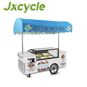 Chariot à glace mexicaine sur roulettes, vélo tricycle avec congélateur à vendre - Product Image 4