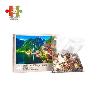Unique design design 2000 Pieces de plane village puzzle building puzzle - Product Image 6