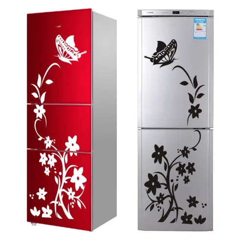 High Quality Creative Refrigerator Black Sticker Butterfly Pattern Wall Stickers