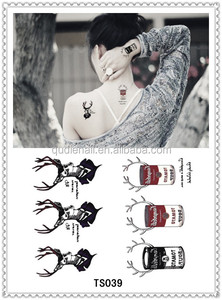 Tatuaggio temporaneo personalizzato Non tossico di moda, adesivo metallico del tatuaggio per bambini Opp Bag temporaneo tatuaggio per 6 mesi - Product Image 4