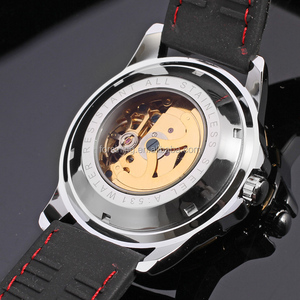 Montres squelette de haute qualité à prix d'usine en vente chaude avec mouvement automatique et bracelet en silicone - Product Image 6