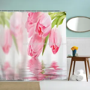 Marvelous cheap digital printing bathroom sewing simple curtain design