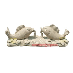 Al por mayor al aire libre <span class=keywords><strong>granito</strong></span> pez estatua jardín agua característica adornos <span class=keywords><strong>escultura</strong></span> para fuentes <span class=keywords><strong>de</strong></span> agua - Product Image 2