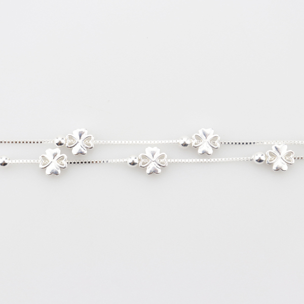 2018 Vintage Réglable trèfle charme bracelets qualité 925 argent bijoux monde meilleur bracelets pour les femmes