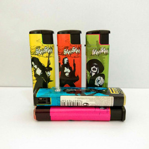 HP-1808 China Großhandels preis Kunststoff nachfüllbare Tasche Touch Mini elektrische wind dichte flammen lose Feuerzeug zum Rauchen - Product Image 3