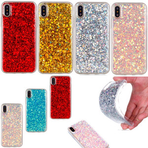 De luxe flash puce acrylique COQUE arrière en TPU téléphone cas pour iphone x - Product Image 6