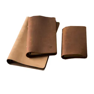 Luxe Fancy High End 1 Jaar Mol Premium Koe Huid Notebook
