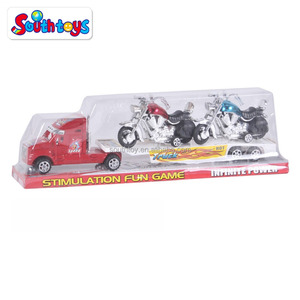 Bon marché Alimenté Par Friction <span class=keywords><strong>Voiture</strong></span> Transporteur Camions et Remorques avec Voitures/Animaux <span class=keywords><strong>jouet</strong></span> - Product Image 2