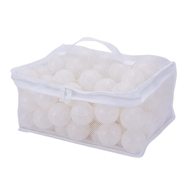 चीन bpa मुक्त पीई प्लास्टिक sof वयस्क मलाईदार सफेद और पारदर्शी गेंद गड्ढे गेंदों के लिए बिक्री