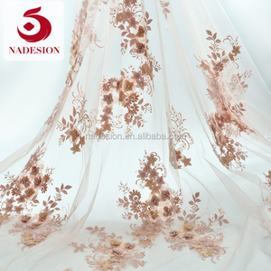 Pink pesado vestido de novia 3D con los granos para la boda - Product Image 1