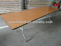 โต๊ะพับจัดเลี้ยงไม้อัด