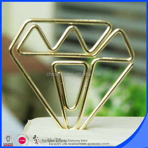 L'école <span class=keywords><strong>papeterie</strong></span> fournitures diamant or <span class=keywords><strong>trombone</strong></span> - Product Image 5