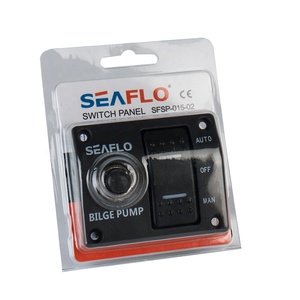 SEAFLO 3 웨이 빌지 펌프 스위치 패널 12v 24v 전동 회로 차단기