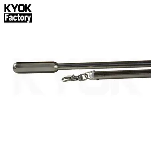 KYOK Kim Loại Acrylic Sợi Thủy Tinh Gỗ Thanh Rèm Kéo Stick Với Nhựa Xử Lý Rèm Que Bộ Phụ Kiện Rèm, Rèm Dùi Cui