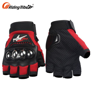 <span class=keywords><strong>Calle</strong></span> corta esqueleto rojo y negro Rosa clima cálido aislados guantes de moto - Product Image 2