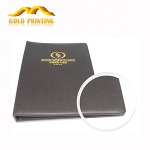 Hot Sale Office Pu Leather <strong>Certificate</strong> Folder A4 A5 Size Hard Cover <strong>File</strong> Folder - Product Image 3