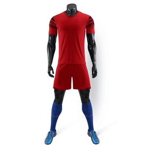 Wholesale 100% Polyester white jersey soccer sets uniform - Product Image 2
