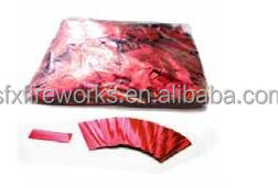 出厂价2x 5厘米红色金属五彩纸屑纸，用于派对 - Product Image 2
