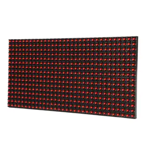 Panel Modul Led Warna Tunggal DIP P10 Luar Ruangan Modul Led Merah Biru Kuning Hijau untuk Menjalankan Pesan Tampilan Led