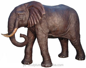 großen Garten messing elefant skulptur zum verkauf - Product Image 1