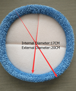 Круглая скрученная Швабра из микрофибры, замена 360, волшебная Насадка для швабры, насадка для мытья пола, круглая Швабра - Product Image 2