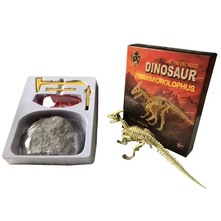 Groothandel Opgraving Speelgoed Fossiele Dinosaurus Skelet Graven Kit Educatief Speelgoed Kids