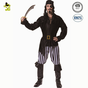 Costume d'halloween de <span class=keywords><strong>Pirate</strong></span> pour adultes, Costume Cosplay pour fête, simple et décontracté, pour hommes - Product Image 1