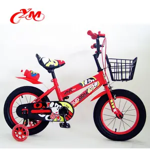 Vélo classique pour enfants avec roues d'entraînement, bicyclette pour garçons, 16 pouces, style bmx, prix en ligne/usine pour tout-petits