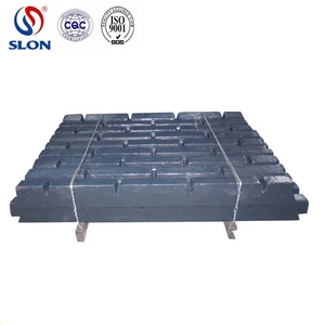 Mn18Cr2แมงกานีสสูง <span class=keywords><strong>XA400</strong></span> Mn13Cr2 <span class=keywords><strong>Terex</strong></span> <span class=keywords><strong>pegson</strong></span>, XR400,XA400S, เครื่องบดกราม XR400S แบบคงที่และแกว่งแผ่นกราม - Product Image 6