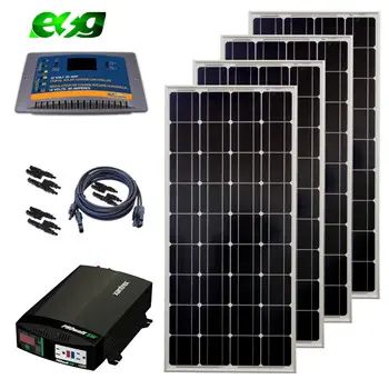 Casa ao ar livre Bateria de back up Kit Conjunto Completo Casa off-grid Solar 3KW3500w 5KW 10KW Sistema Solar