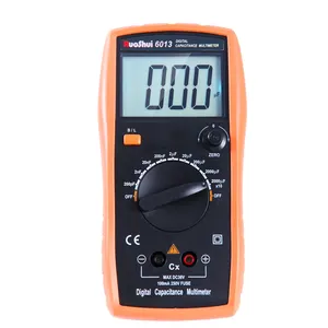 6013 RuoShui Digital Capacitance Meter ด้วยตนเอง2000นับเครื่องทดสอบ Capacitor 20000UF LCR Meter