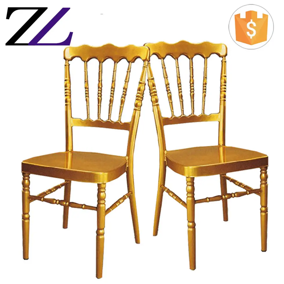 Высококачественные металлические золотистые алюминиевые стулья для банкетов, оптовая продажа, свадебные стулья chiavari, украшения для кафетерия