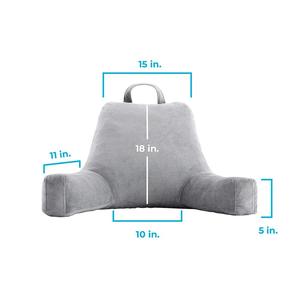 Soutien lombaire <span class=keywords><strong>Coussin</strong></span> dorsal Oreiller dorsal ergonomique Oreiller de lecture pour <span class=keywords><strong>lit</strong></span> avec accoudoirs - Product Image 5