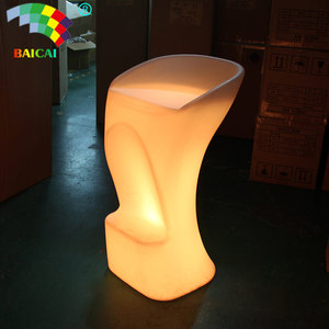 Barra de plástico led muebles <span class=keywords><strong>Cubo</strong></span> de <span class=keywords><strong>rubik</strong></span> silla luz fidget <span class=keywords><strong>cubo</strong></span> Silla de bar - Product Image 4