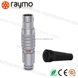 Raymo 16 broches Connecteur circulaire FGG 1B 316 PLAQUÉ pour l'affichage à CRISTAUX LIQUIDES EVF Câble de Épique Rouge - Product Image 5
