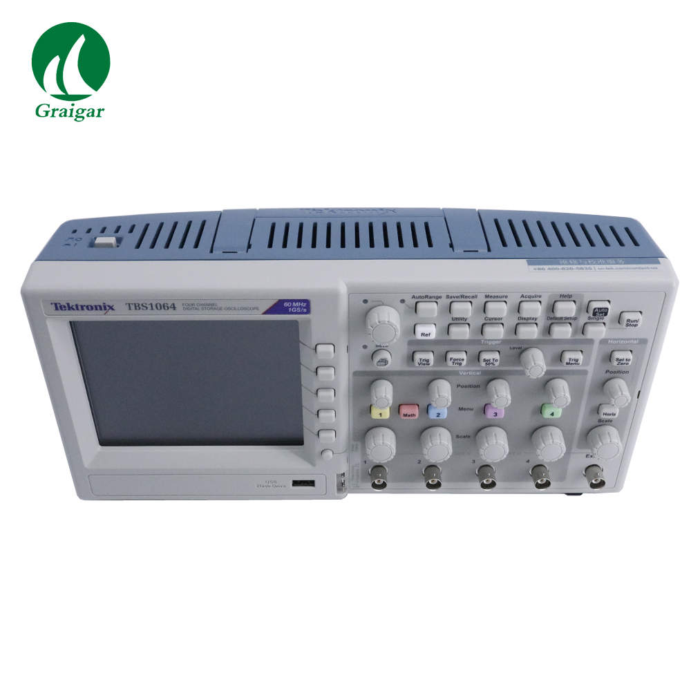 New Tektronix TBS1064 Digital Storage Oscilloscope 60 MHz 4