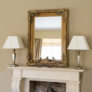 Gương Treo Tường Kiểu Pháp, Trang Trí Cổ Bằng Bạc - Product Image 4