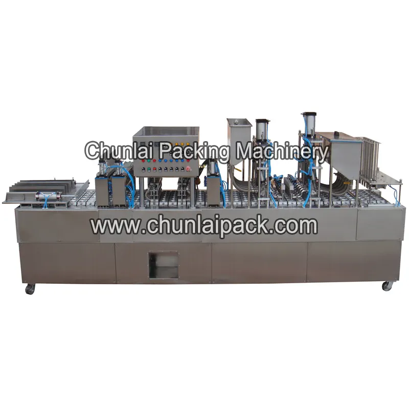Dates Olive Pomegranate Pineapple Orange Fruit Coconut Syrup Juice Jam BG60A-6C Automatic Cup Filling Sealing Capping Machine