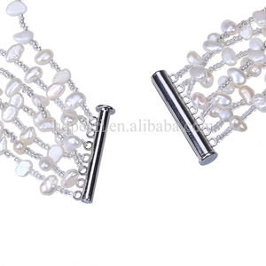 Collar <span class=keywords><strong>de</strong></span> joyería <span class=keywords><strong>de</strong></span> perlas para novia, indio - Product Image 4