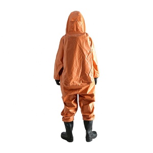 <span class=keywords><strong>Traje</strong></span> de Protección de Nivel 3, Hermético, Antivaho, Resistente a Salpicaduras Químicas, con Bolsa para Equipo de Respiración Autónoma (ERA) - Product Image 4