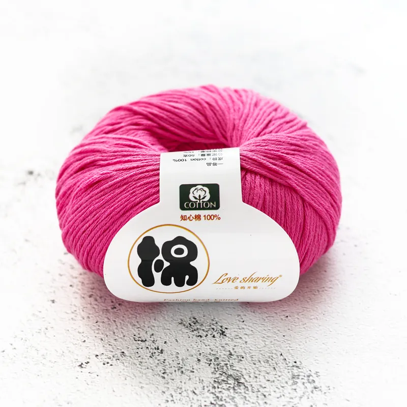 High quality fancy PTT Slub Yarn 100cotton yarn for crochet knitting